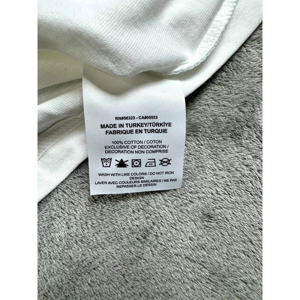 Nike Sportswear Panda Dunk Loose Fit Graphic Tee White Size Large HQ9244-100
